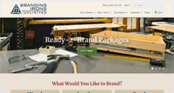 Desktop Screenshot of brandingirons.com